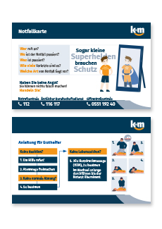 k+m allsafe bodyguard - Notfallkarte - Vorschaubild