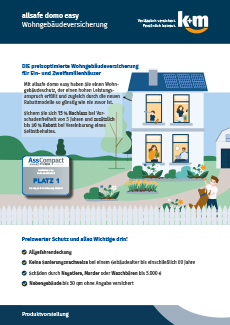 k+m allsafe domo easy - Produktflyer- Titelbild